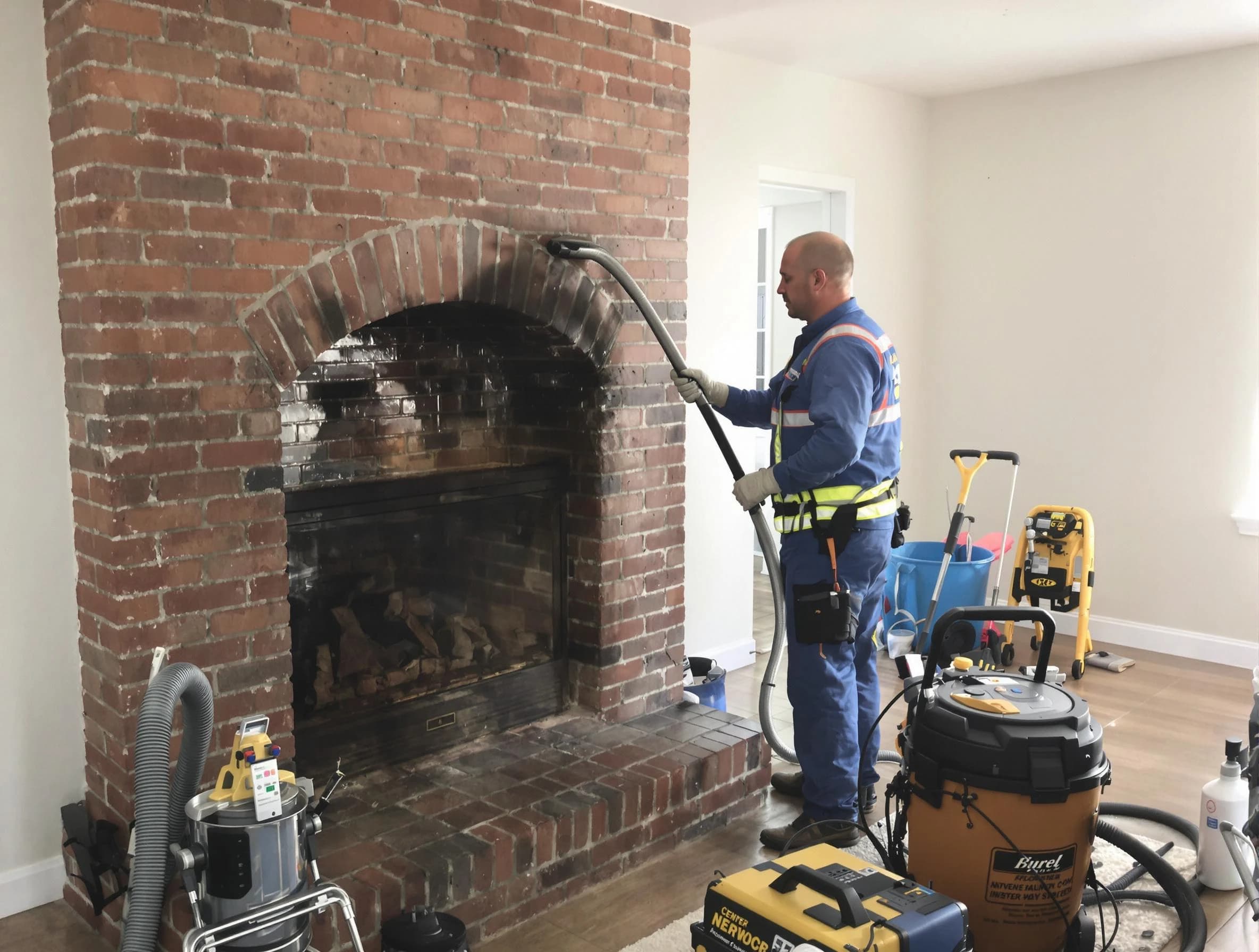 Danvers Chimney Sweep expert performing detailed chimney sweep in Danvers, MA