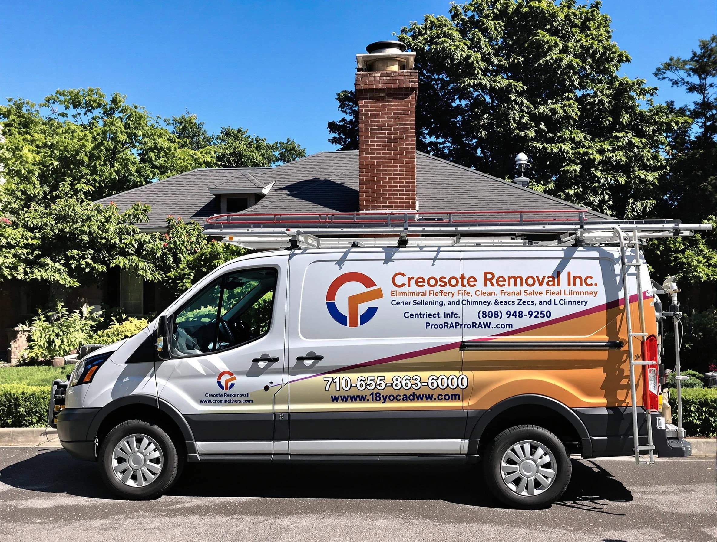 Danvers Chimney Sweep technician removing creosote safely in Danvers, MA