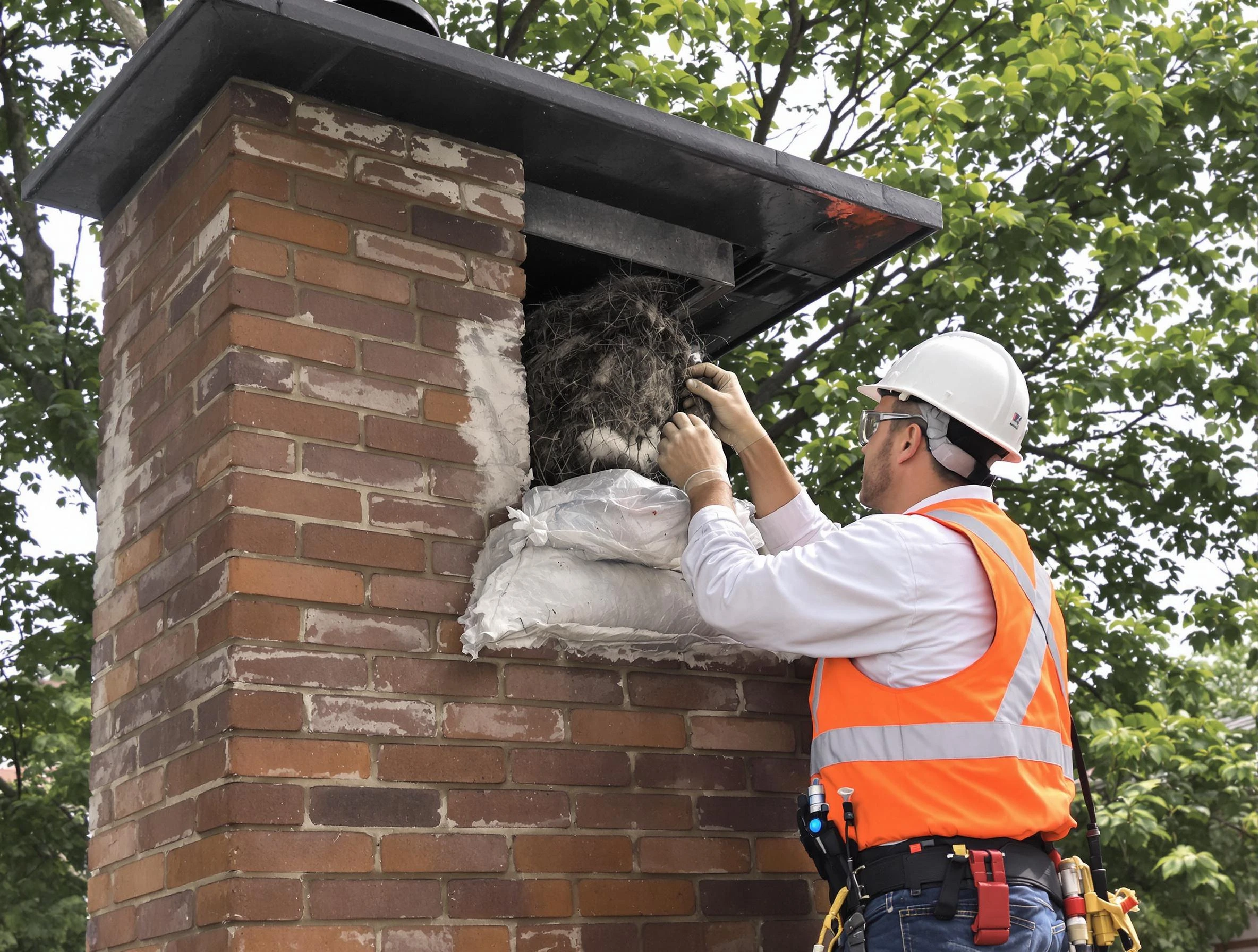 Humane removal of debris and animals by Danvers Chimney Sweep in Danvers, MA