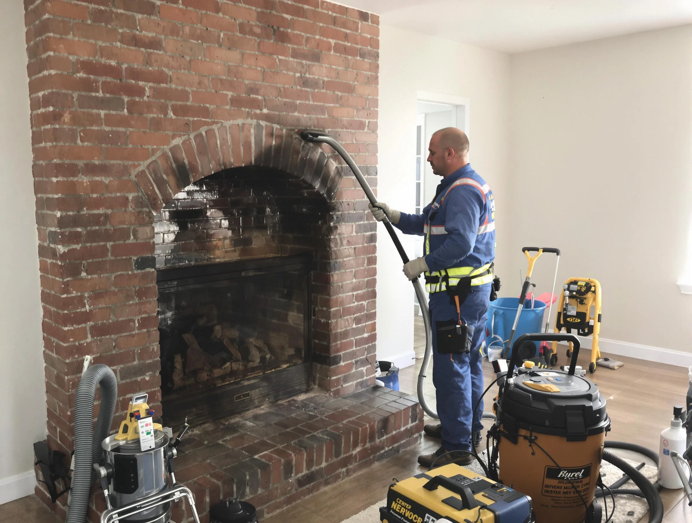 Danvers Chimney Sweep expert performing detailed chimney sweep in Danvers, MA