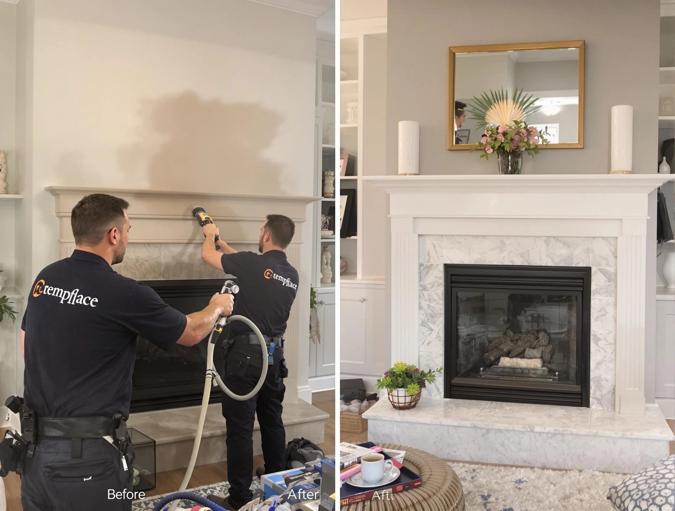 Professional soot removal by Danvers Chimney Sweep team in Danvers, MA